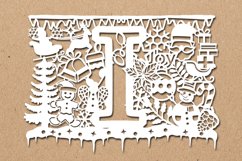 Christmas alphabets I SVG Product Image 1