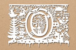 Christmas alphabets O SVG Product Image 1