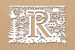 Christmas alphabets R SVG Product Image 1