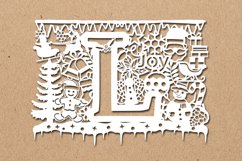 Christmas alphabets L SVG Product Image 1