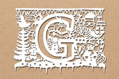 Christmas alphabets G SVG Product Image 1
