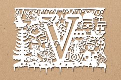 Christmas alphabets V SVG Product Image 1