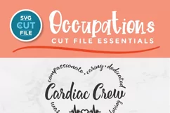 Your cardiac crew, squad, tribe, or team are going to love this super cute Cardiac Crew heart design - create a shirt or tote bag gift with your cricut or silhouette