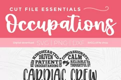 Make cute shirts or tote bags for your cardiologist and squad with this cardiac crew svg