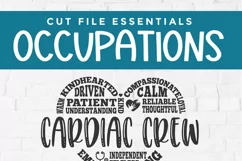 Use your Cricut to make cute shirts or tote bags for your cardiologist and squad with this cardiac crew svg