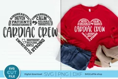 Cardiac crew svg - Your cardiologist and squad will love this super cute Cardiac Crew heart graphic - perfect for a a shirt or tote bag gift