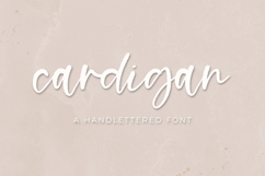 Cardigan Script Product Image 1