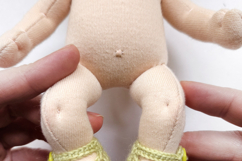 DIY cardigan, booties, and hat for 7 inch (18 cm) Waldorf doll, including PDF patterns and step-by-step tutorials for creating handmade doll clothes, perfect for knitting and sewing projects, printable and beginner-friendly.