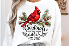 Christmas Cardinal Design PNG Product Image 2