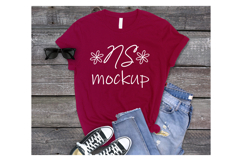 BELLA CANVAS 3001 t-shirt mockup BUNDLE Product Image 4