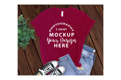 Bella Canvas 3001 T-shirt mockup BUNDLE 36 colors Product Image 22