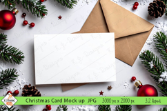 Christmas card mock up background jpg Product Image 1