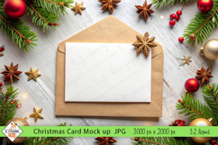 Christmas card mock up background jpg Product Image 1