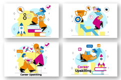 10 Career Upskilling Illustration Product Image 2