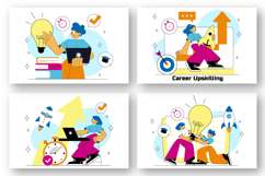 10 Career Upskilling Illustration Product Image 3