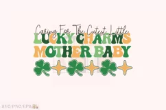 Nurse St Patrick's Day Mother Baby SVG T-shirt Design Product Image 1