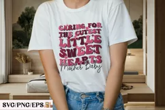 Mother Baby Nurse Valentine SVG Design T-shirt Design Product Image 3