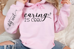 Caring is cool Sleeve Svg Design Product Image 3