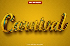 Carnival 3D editable text effect Product Image 1