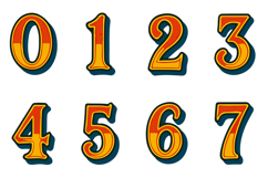 Carnival Circus Alphabet Lettering ABC Text Font SVG PNG Product Image 2