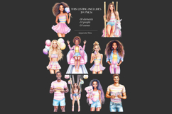 GlamArtZhanna, Carnival clipart, Fair clipart, Summer clipart, Fair Festival image, amusement park png, Festival clip art, Fun Fair clipart, Fair illustrations, carnival park png, Summer  images, Summer clip art, Summer illustrations, Summer girl png