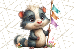 Woodland Carnival Clipart, Forest Animal Clip Art Product Image 2