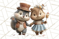 Woodland Carnival Clipart, Forest Animal Clip Art Product Image 3