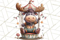 Woodland Carnival Clipart, Forest Animal Clip Art Product Image 4