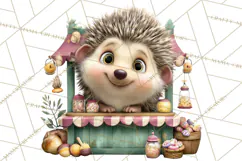 Woodland Carnival Clipart, Forest Animal Clip Art Product Image 2