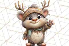 Woodland Carnival Clipart, Forest Animal Clip Art Product Image 4