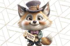 Woodland Carnival Clipart, Forest Animal Clip Art Product Image 5