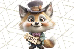 Woodland Carnival Clipart, Forest Animal Clip Art Product Image 5