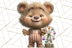 Woodland Carnival Clipart, Forest Animal Clip Art Product Image 3