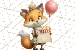 Woodland Carnival Clipart, Forest Animal Clip Art Product Image 4