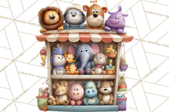Woodland Carnival Clipart, Forest Animal Clip Art Product Image 4