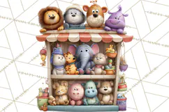 Woodland Carnival Clipart, Forest Animal Clip Art Product Image 4