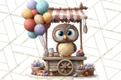 Woodland Carnival Clipart, Forest Animal Clip Art Product Image 2