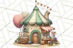 Woodland Carnival Clipart, Forest Animal Clip Art Product Image 5