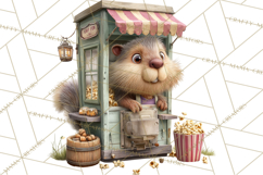 Woodland Carnival Clipart, Forest Animal Clip Art Product Image 3