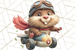 Woodland Carnival Clipart, Forest Animal Clip Art Product Image 5