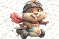 Woodland Carnival Clipart, Forest Animal Clip Art Product Image 5