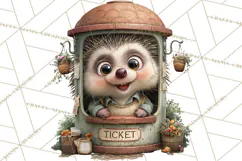 Woodland Carnival Clipart, Forest Animal Clip Art Product Image 3