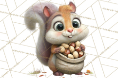 Woodland Carnival Clipart, Forest Animal Clip Art Product Image 5