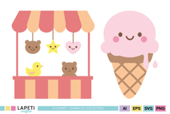 Fair themed birthday clipart collection for party printables and invitation design