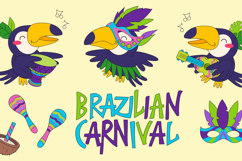 Brazilian Carnival Festive Stikers Product Image 1