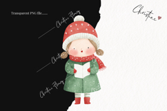 Cute Christmas Carolers Clipart | Christmas PNG Product Image 2