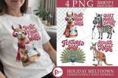 Caroling Choir Social Anxiety Sublimation Product Image 1