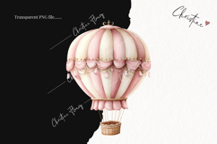 Watercolor Pink Carousel Clipart Product Image 2