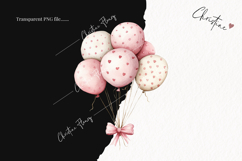 Watercolor Pink Carousel Clipart Product Image 2