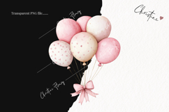 Watercolor Pink Carousel Clipart Product Image 2